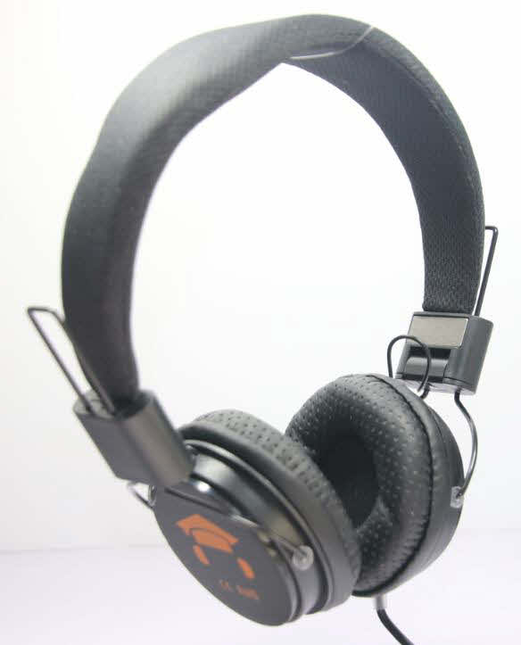 Écouteurs pliables DKT Ecoli Noir avec oreillettes souples