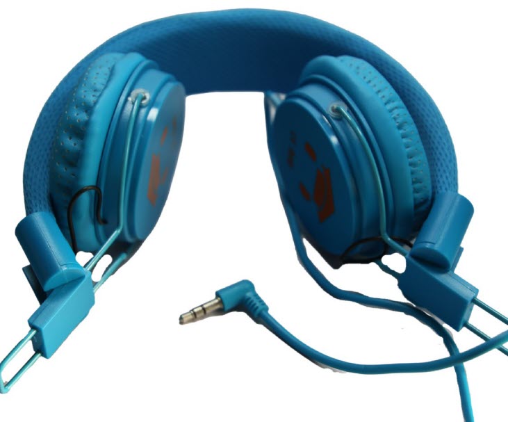 DKT Eduline BL Hoofdtelefoon blauw opvouwbaar met zachte oorschelpen DKT-KT898BL -2