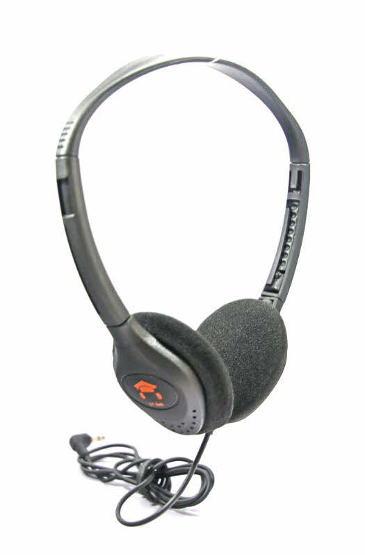 Eduline Lichtgewicht hoofdtelefoon zwart